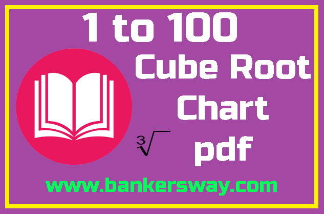 Cube Root Chart From 1 To 100 Download Pdf