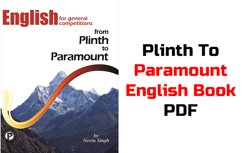 Plinth To Paramount English Book PDF 2020