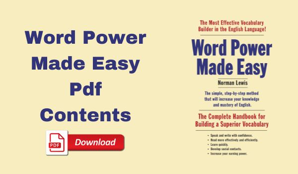 Word Power Made Easy Pdf