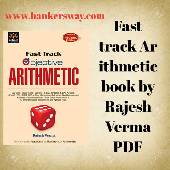 Fast track objective Arithmetic book by Rajesh Verma