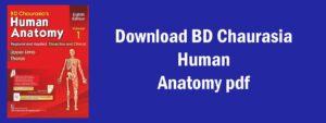 BD Chaurasia Human Anatomy pdf
