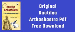 Kautilya Arthashastra Pdf Free Download