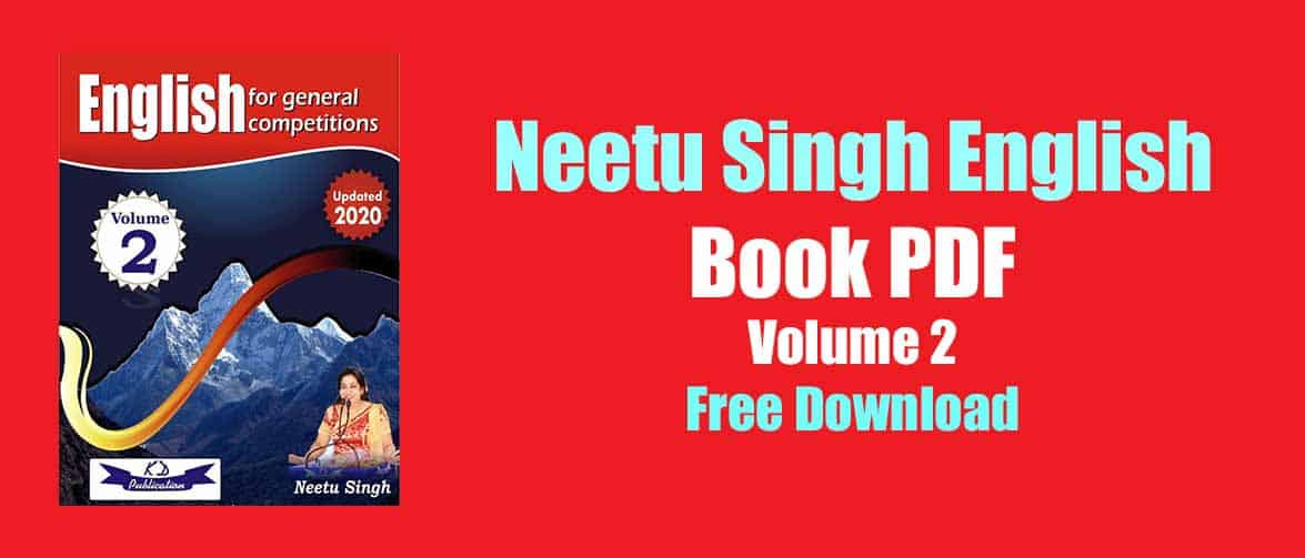 Neetu Singh English Book PDF - Volume 2