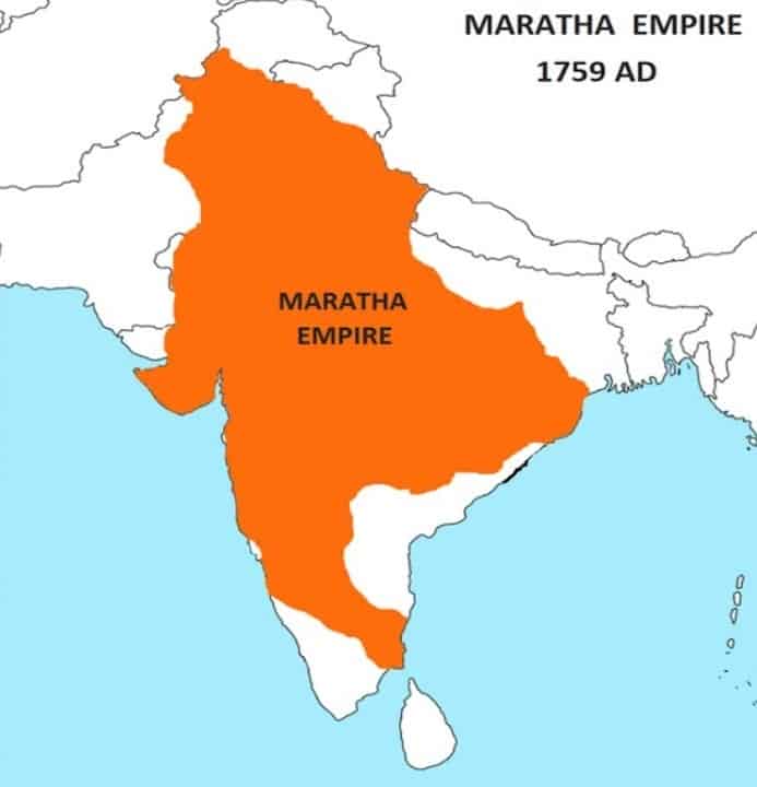 Maratha Empire Map