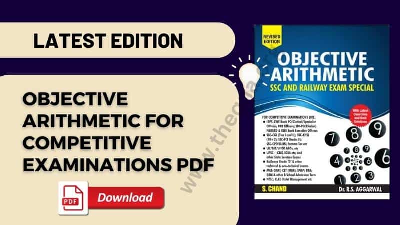 Objective Arithmetic For Competitive Examinations Pdf