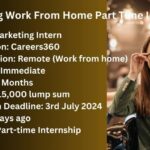 Marketing Work From Home Part Time Internship